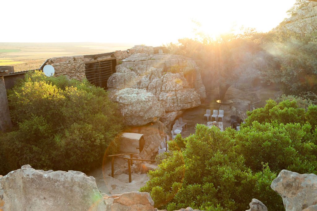 Sunset over the rocky Donkieskraal braai area
