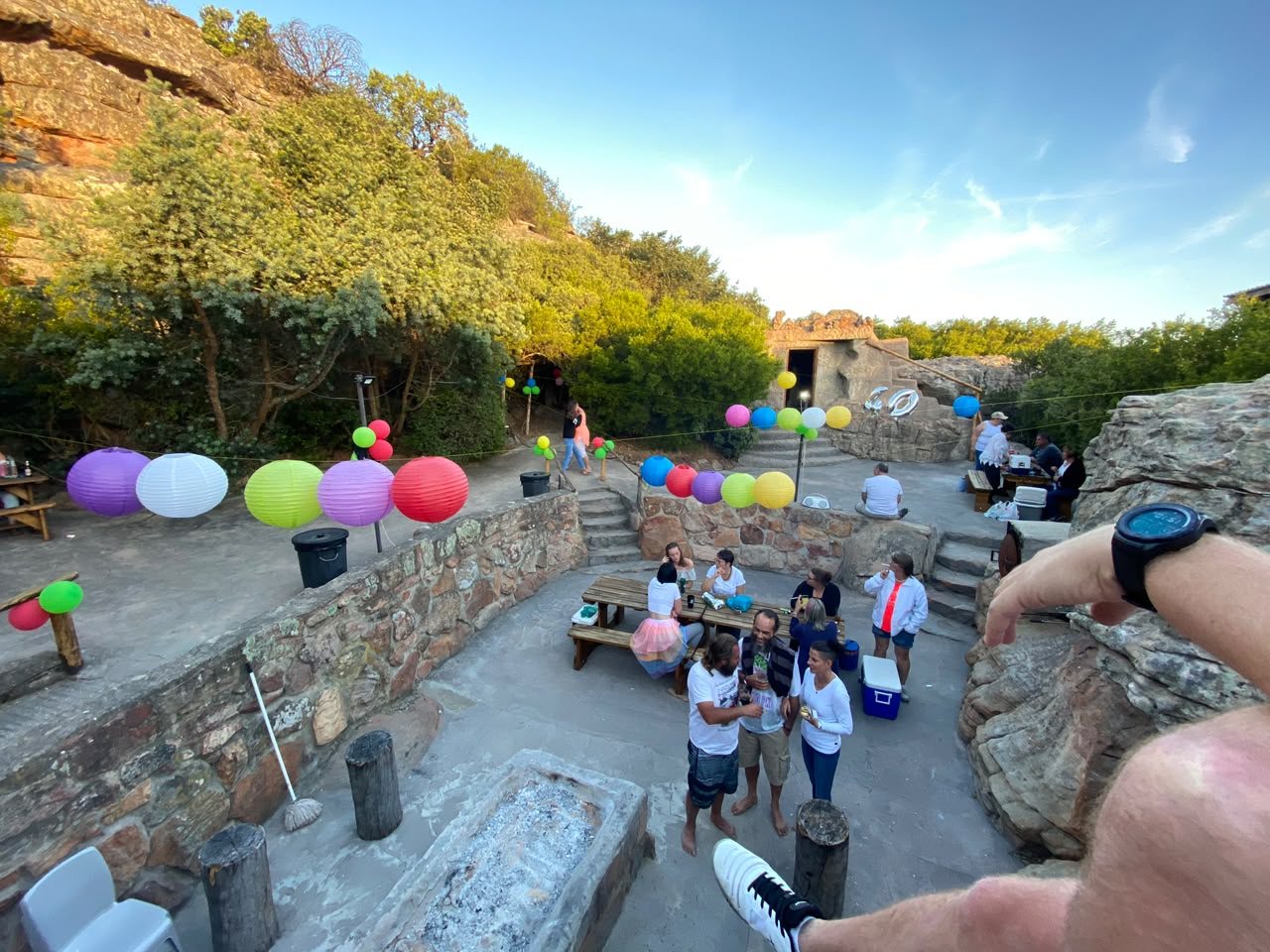 Braai area at Donkieskraal, view 8
